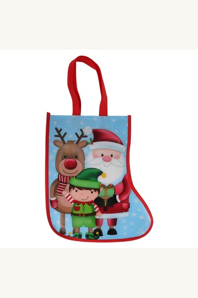 Comerivo Punga cadouri Craciun forma cizma PP cu Mos Craciun ren spiridus 27x...