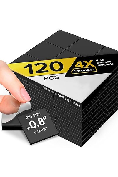 Generic نقاط مغناطيسية لاصقة، 120 قطعة من المغناطيس القوي للحرف اليدوية مع ظه...