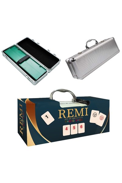 Robentoys Joc de Societate Remi in Cutie de Aluminiu