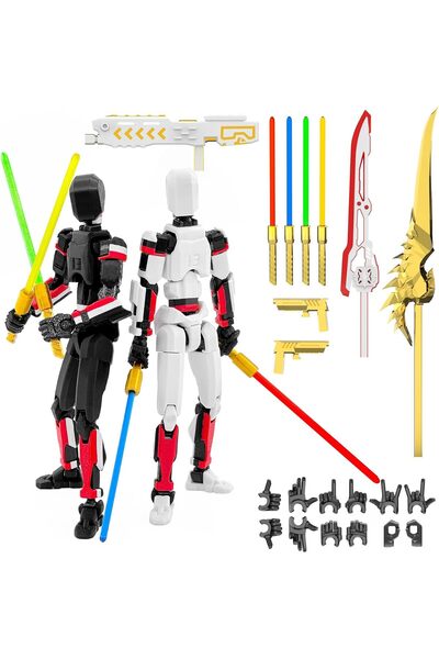 Generic مجموعة شخصيات T13 Action Figure المكونة من قطعتين - شخصيات تيتان 13 م...