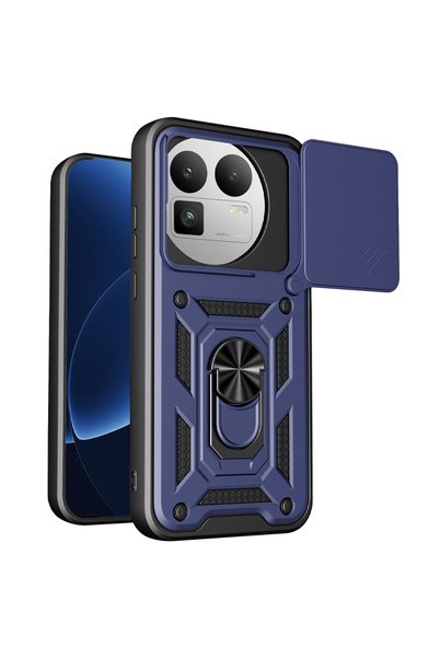 Asteroid Gsm Husa Realme GT 8 Pro protectie camera CamShield Series, albastru