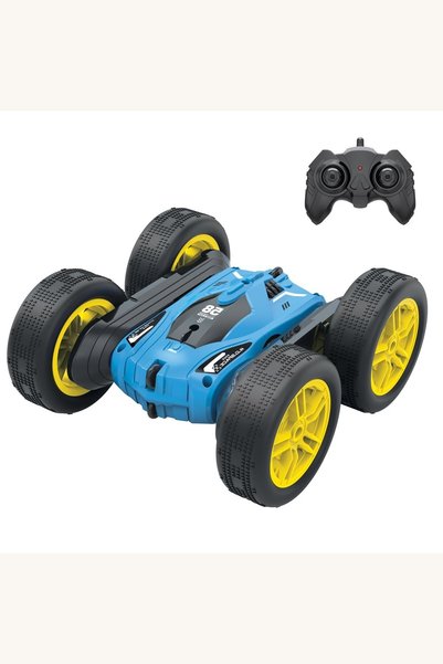 Comerivo Vehicul acrobatic telecomandat cu roti elastice si lumini, pentru ca...