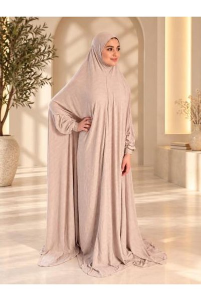 Generic Brand شرشف صلاة كرم دبل كلوش سادة - لحمي