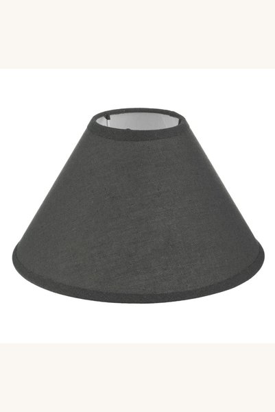 Comerivo Abajur gri pentru veioză cu bec E14, 8x14x21,5cm
