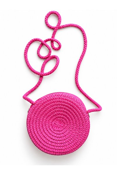 Miniminiksdesing Round Children's Straw Bag