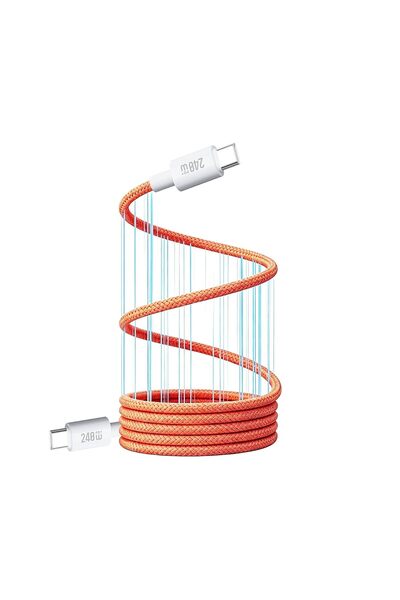 Generic 240W Magnetic Charging Cable, Self Organized Fast Charging Type-C Dat...