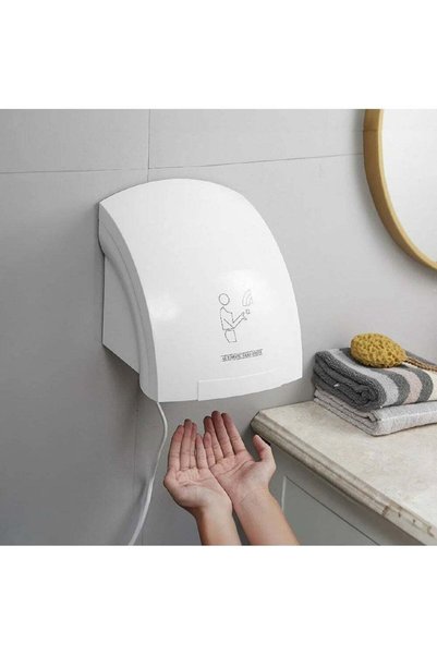 Milano Hand Dryer Sensor Acrylic Compact Hand Air Dryer Hepa Filtered