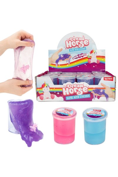 Toi-Toys Set of 12 unicorn figurine slime -