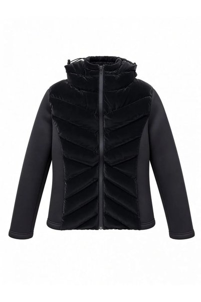 Kidmark Çocuk Modası Girl's Striped Puffer Coat