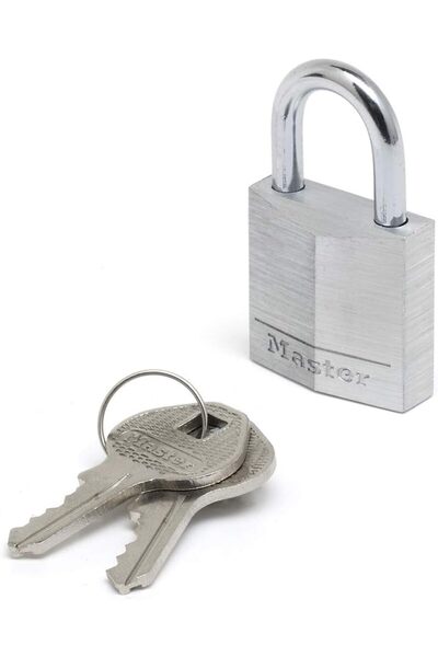 Generic قفل مفتاح 9130EURDCC من الألومنيوم، رمادي، 3 × 5.2 × 1.6 سم