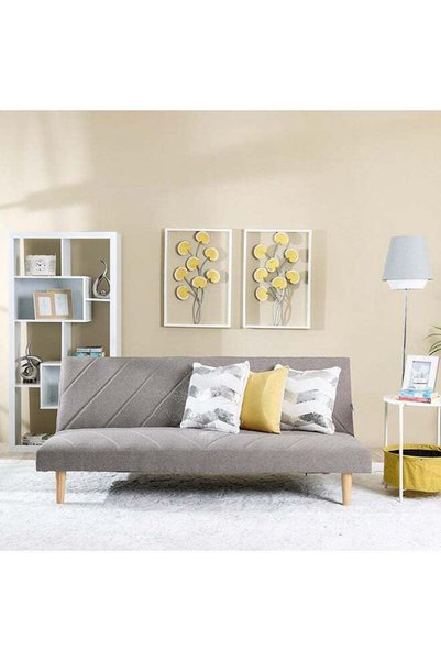 Danube Home Eudora 3 Seat Fabric Sleeping Sofabed Three Seater Convert