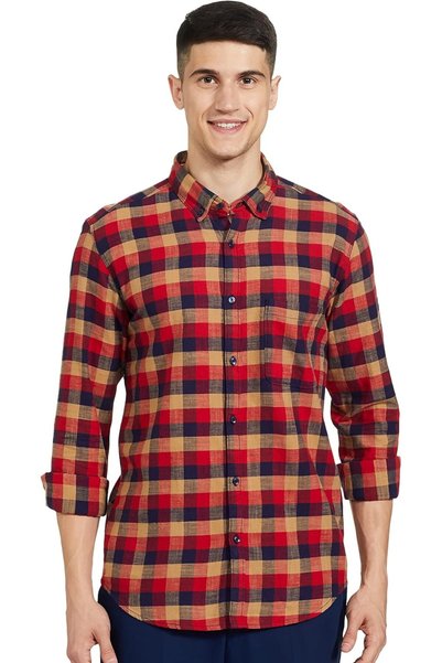 Generic Men's Regular Fit Button Down Shirt