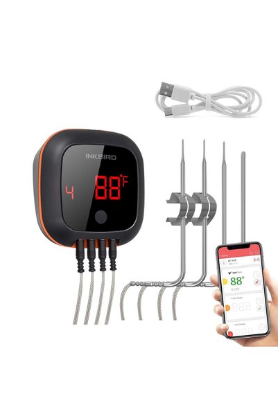 Generic Meat Probe IBT-4XS Bluetooth Wireless Grill BBQ Digital Thermometer f...