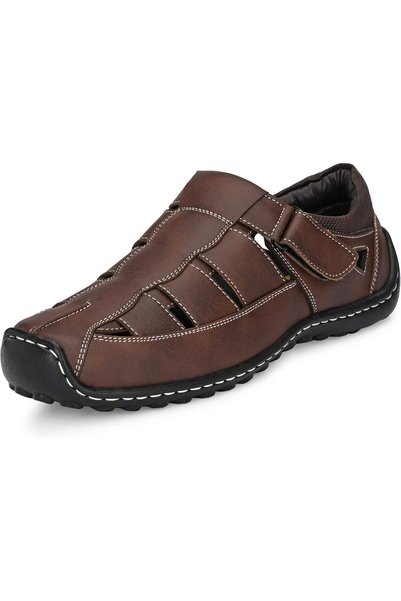 Generic صندل رجالي بحري اللون على طراز الصيادين