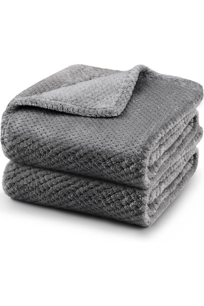 Generic 2PCS Dog Blanket Cat Blanket, 70 x 100 cm Thick Washable Soft and War...