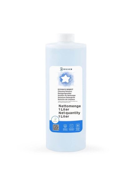 Ecovacs Window cleaning solution WSO0100009, for WINBOT, 1 L, Wild Bluebell a...