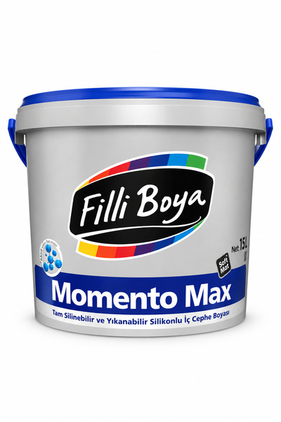 Filli Boya Momento Max Tam Silinebilir ve Yıkanabilir Silikonlu Soft Mat İç C...