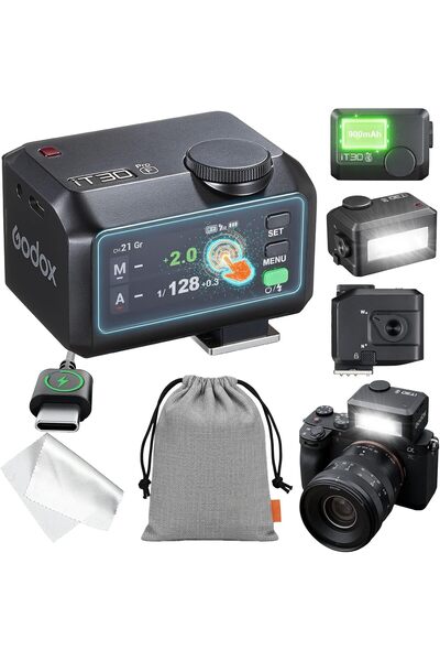 Generic فلاش صغير iT30pro F TTL - iT30 Pro F لـ فوجي - IT30 Pro لفوجي فيلم TT...