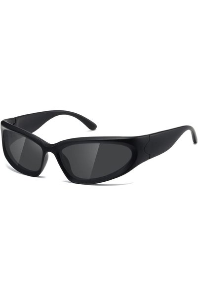 Generic Polarized Sunglasses For Women Cateye Metal Frame Unisex Outdoor Clas...