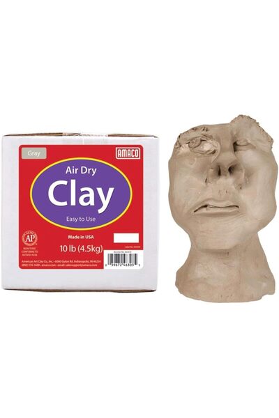Generic Air Dry Clay, Gray, 10 lbs, Grey