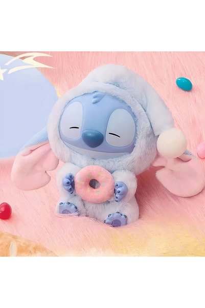 odjas Labubu STITCH roz cu gogoasa