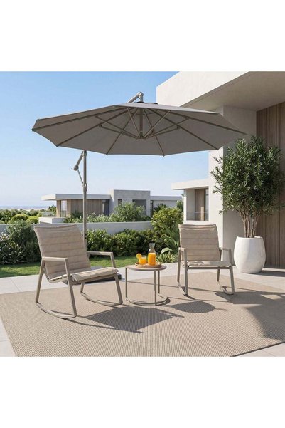Danube Home Jasper Balcony Set 1+2 | 2-Seater Set With Table | All Weather 3 ...