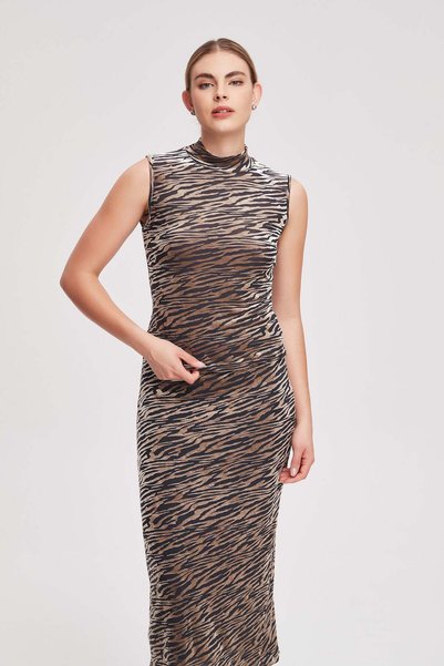 Livia Patterned Sleeveless Top
