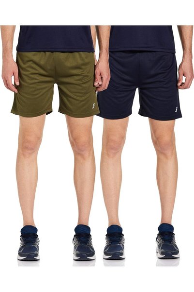 Generic Men's Sports Regular Shorts (Pack of 2)