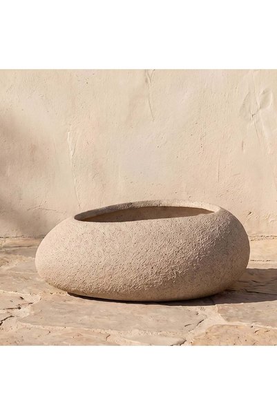 Danube Home Fibre Stone Pots-Sand Pod 69.5X49X26Cm, Multi Color, Conte