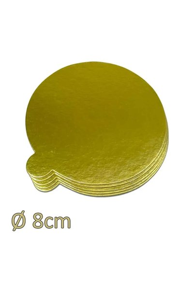 OEM Set of 200 gold monodiscs, made of cardboard, 8 cm