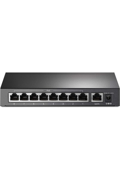 Generic محول إيثرنت سريع بـ 9 منافذ 10/100 ميجابت في الثانية مع تقنية PoE |  ...