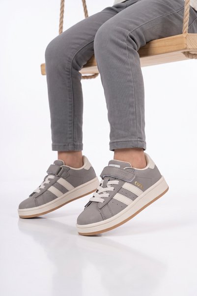 Cool Pantofi de mers și sport pentru copii, unisex, cu bandă cu arici, talpă ...