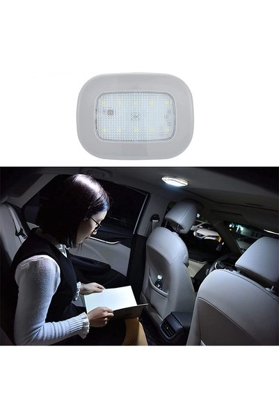 Generic أضواء LED للسيارة، أضواء LED داخلية محمولة صغيرة تعمل باللمس مع 10 مص...