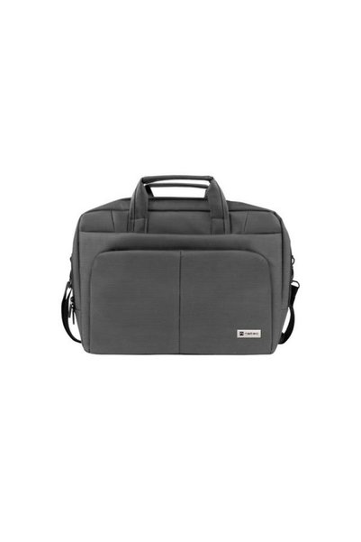 Natec Geantă laptop Gazelle 15.6 ", 3 compartimente, Poliester, Gri