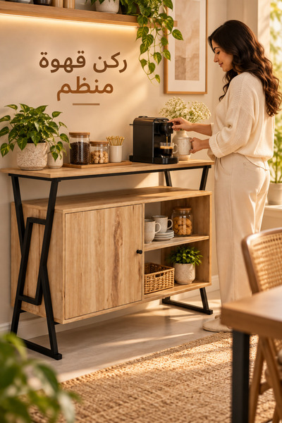 Generic Brand وحدة ترفيهية، خزانة تلفزيون عصرية مع تخزين مغلق ورفوف مفتوحة، و...