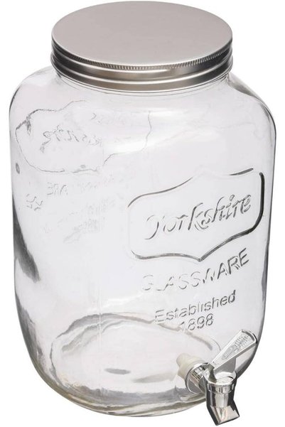 Generic موزع مشروبات زجاجي بسعة 8 لترات