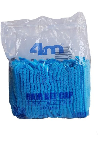 Generic Net Non Woven Breathable Dustproof Disposable Head Cover Mob Cap For ...