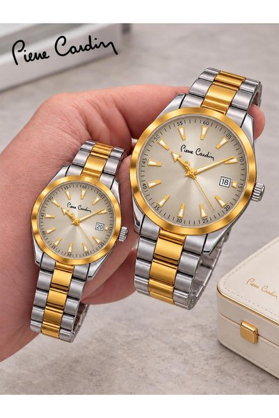 Pierre Cardin Couple Lover's Watch 24 Months Warranty Stainless Steel Strap 3...