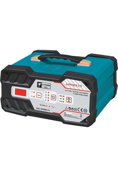 Cat Power CATPOWER 270 TAM OTOMATİK AKÜ ŞARJ CİHAZI 6-12V 120AH JEL-AGM-AST