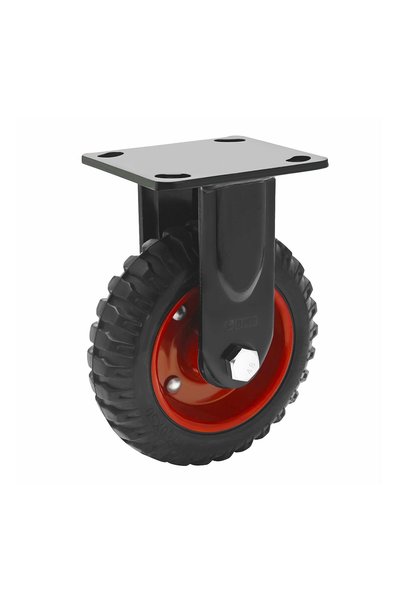 Generic 6-Inch Heavy Duty Rigid Caster Wheel - 350kg Load Capacity Shock-Abso...