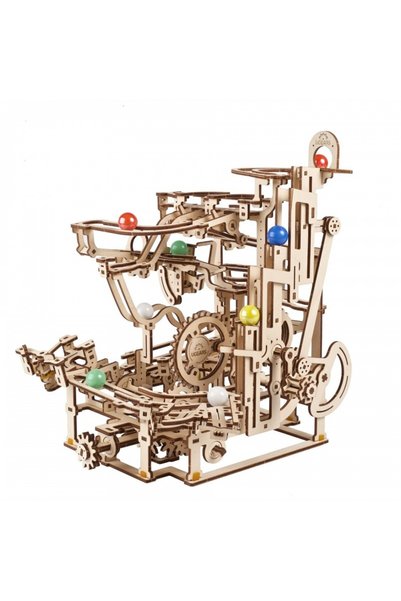 Ugears 3D Puzzle, Marble Run Tiered, Ugears, wood, 315 pieces