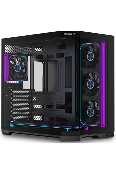Generic Mavera Pro Mid Tower PC Case | 7 Pre-Installed Infinity Block Fan ARG...