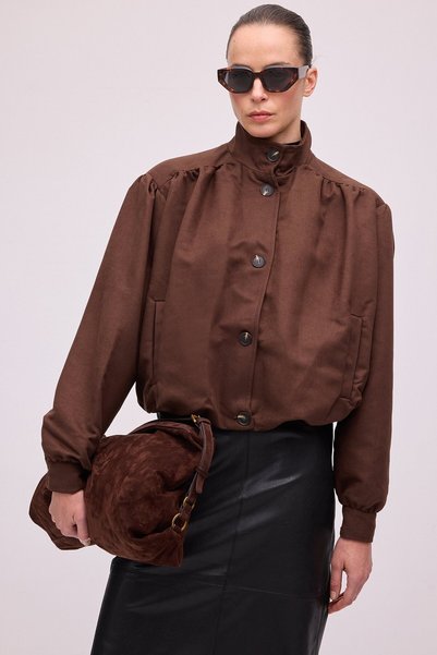 Touché Privé Vatkali Suede Short Jacket
