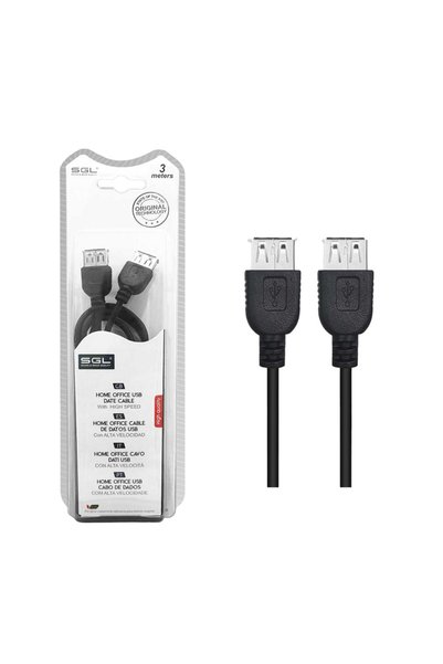 Tradesor Καλώδιο επέκτασης USB 2.0 - 8S - Θηλυκό/Θηλυκό - 3m - 097435