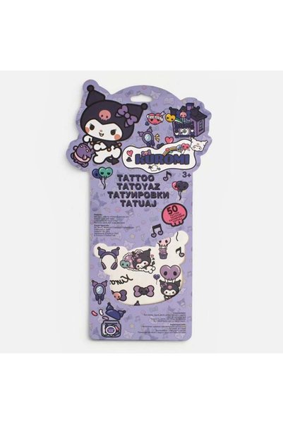 ANTBRO Set 50 Tatuaje Temporare Kuromi pentru Copii, Non-Toxice, Aplicare cu ...
