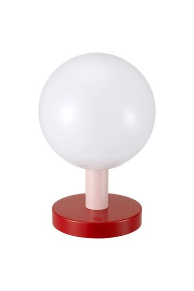IKEA SOLVINDEN LED'li dekoratif aydınlatma, kırmızı-açık pembe, 26 cm, pilli
