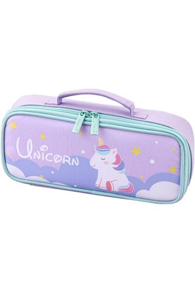 ELECDON Pencil Case Cute Unicorn Pencil Pouch Medium Capacity Portable Multif...