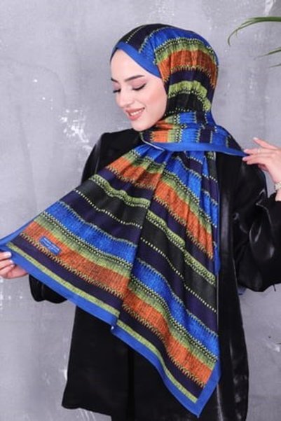 Big ModaEbrar Patterned Soft Shawl - 099