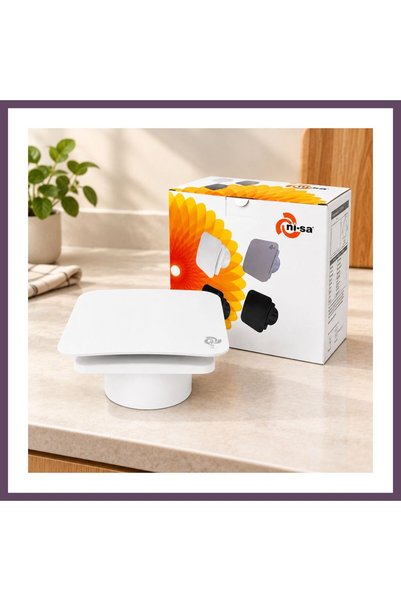 Bezos 120 mm Plastik Banyo Tuvalet Aspiratörü 16W 80m³/h BHS