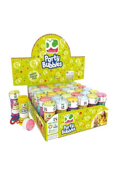 ANTBRO Baloane de Săpun în Sticlă cu Model Party 60ml, Jucărie pentru Copii, ...